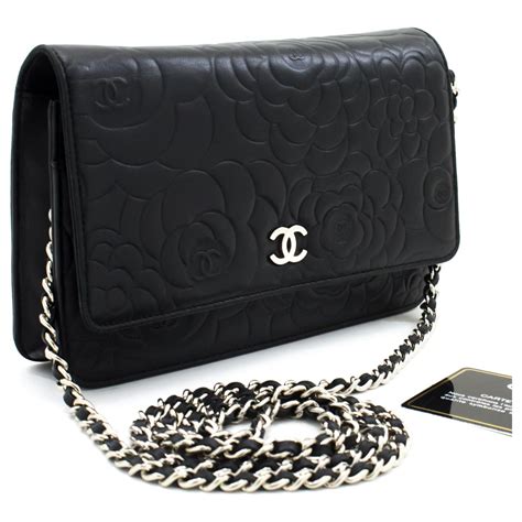 chanel camellia wallet on chain replica|Chanel purse on a chain.